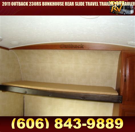 Used Rv Parts 2011 Outback 230rs Bunkhouse Rear Slide Travel Trailer