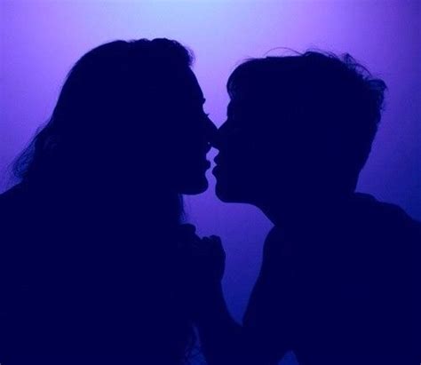love couple and kiss image purple aesthetic blue aesthetic couple