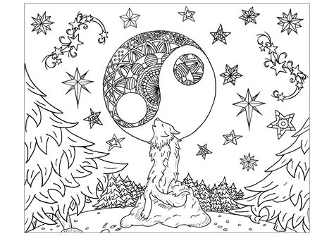wolf moon coloring pages love   sight quotes short