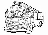 Coloring Pages Printable Kids Fireman Fire Truck Comments sketch template