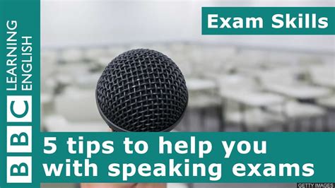 exam skills  tips     speaking exams