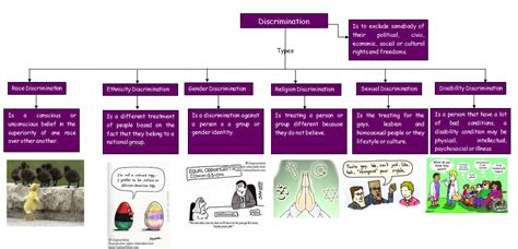 Graphic Organizer About Types Of Discrimination Stop