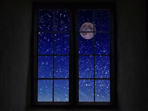 image result  stars  window okno fotografii luna