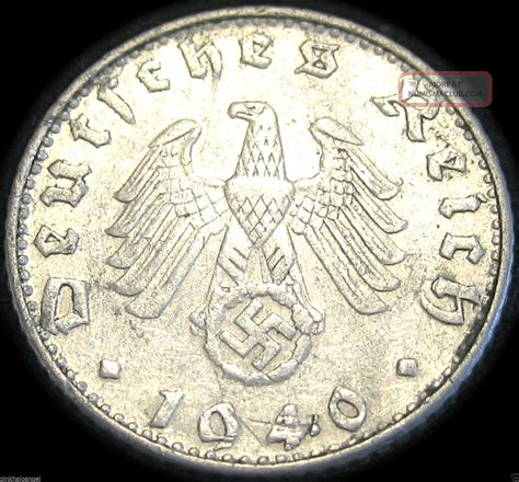 germany german  reich   reichspfennig coin rare world war  coin