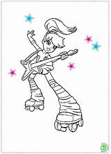 Polly Pocket Dinokids Coloring Pages Close sketch template