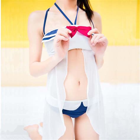 japanese anime sailor moon cosplay costume sexy women girl swimsuits