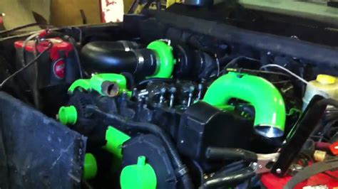 rebuilt  cummins  twin turbos fits start  youtube