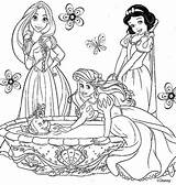 Princesas Princesa Bonitos Pintarcolorear Perritos sketch template