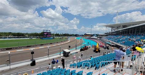 miami  turn  grandstand view seat guide seating chart