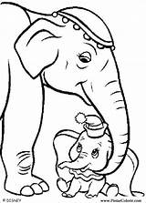 Dumbo Disney Impresion sketch template