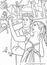 Enchanted Coloring Pages sketch template