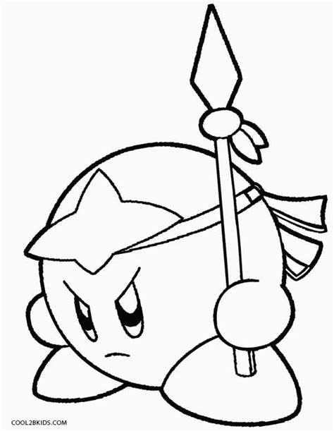printable kirby coloring pages  kids coolbkids