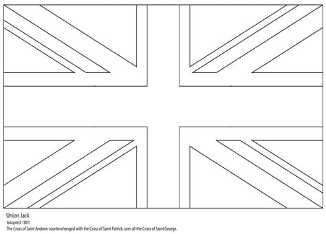 union jack coloring page  printable coloring pages  kids