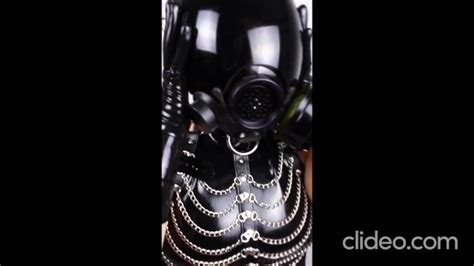 Miss Maskerade Onlyfans Trailer Slip In A Gas Mask Hooded In Latex