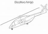 Elicottero Colorare Elicotteri Nh90 Pianetabambini Stallion Sikorsky sketch template
