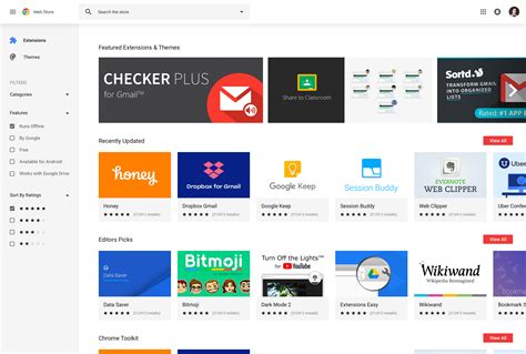 day  chrome web store redesign project