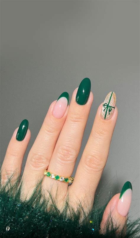 festive holiday nail designs ideas green christmas nails design