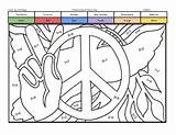 Peace Coloring International Addition Fact Strategy sketch template