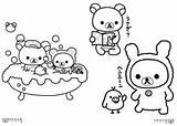 Rilakkuma Coloring Pages Book Bear Google Search Template Cute sketch template