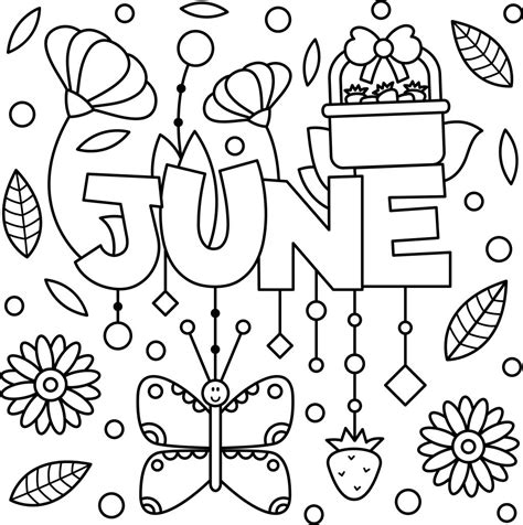 cheery june coloring page printable thrifty mommas tips june coloring