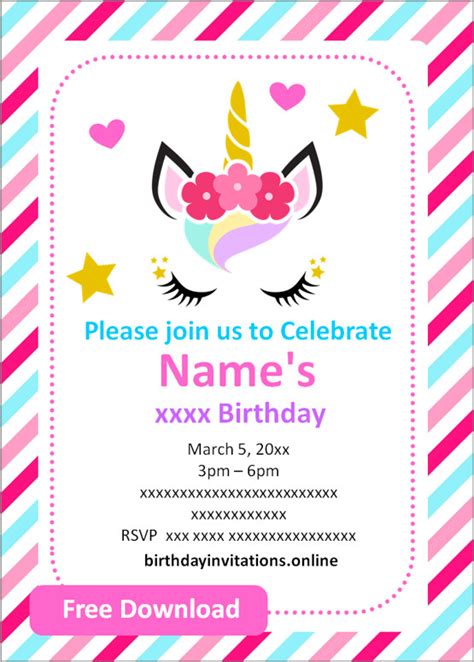 create   birthday invitations   printable printable