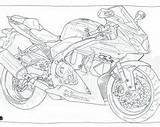 Suzuki Gsxr sketch template