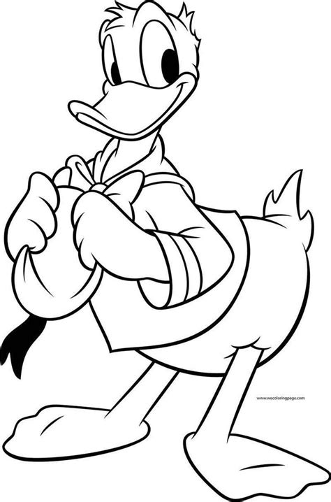 donald duck coloring pages  print   ideas