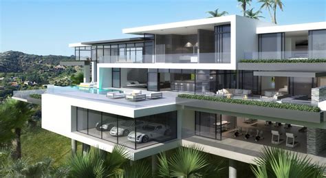 modern mansions  sunset plaza drive  la  modern mansion mansion designs architecture