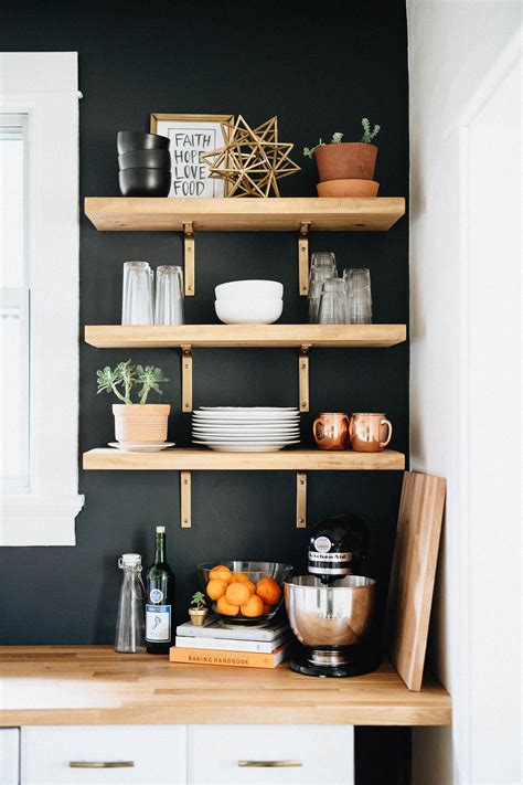 open kitchen shelf ideas  designs