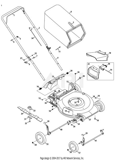 mtd  aba  parts diagram  general assembly