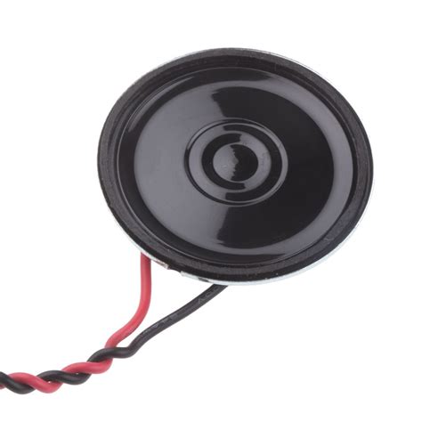 rs pro   miniature speaker mm  mm lead length
