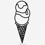 Drawing Ice Cream Cones Coloring Book Sorbet Cone sketch template