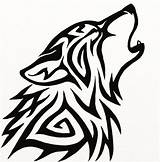Wolf Tribal Drawing Head Coloring Pages Drawings Tattoo Cool Wolfs Sketch Avatar Lobo Symbol Template Pattern Designs Simbol Celtic Google sketch template