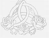 Celtic Triquetra Rose Tattoo Drawings Designs Deviantart Knot Line Roses Tattoos Drawing Symbols Knots Trinity Mandala Choose Board sketch template