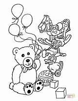 Toys Coloring Pages Printable Color Drawing sketch template