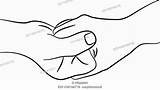 Hands Two Clasped Drawing Clipart Together Clasping Gripping Clip Line Stock Simple Clipartmag Drawings Logo Graphic sketch template