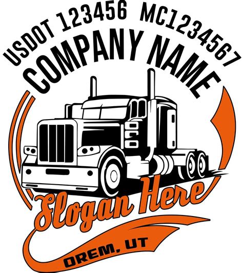 box truck company logos