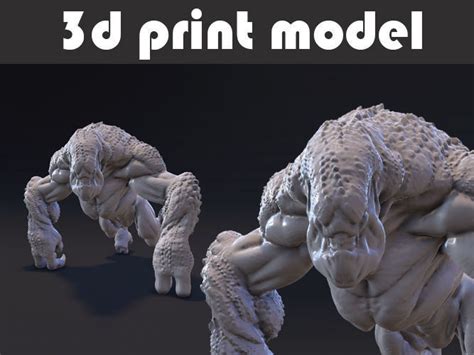 hunter  print  creature  model  printable cgtrader