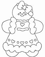 Gingerbread Coloring Man Printable Pages Christmas Girl Sheet Baby Drawing Men Template Print Cookie Couple Color Kids Shrek Cute House sketch template