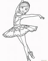 Coloring Pages Dancer Dancing Girl Ballet Ballerina Drawing Color Printable Getcolorings Girls Getdrawings sketch template