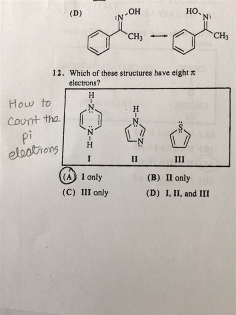 solved    structures   pi electrons  cheggcom