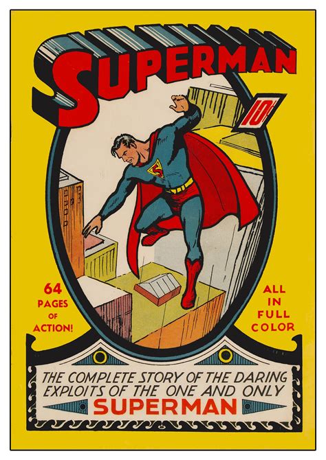 superman issue  vintage comic cover reproduction poster print etsy