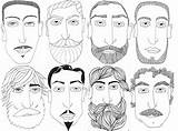 Beard Men Beards Illustration Illustrations Series Made Aboutcuriosity sketch template