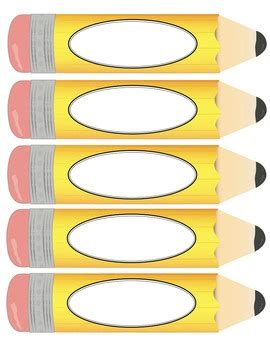 printable pencil label pack   organized art room tpt