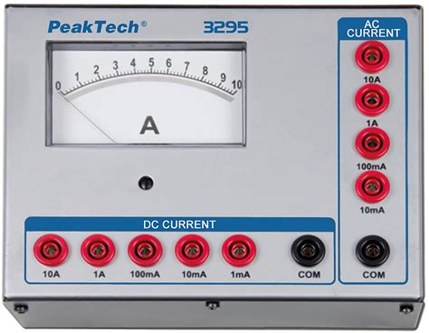 peaktech  amperemeter analog   bei reichelt elektronik