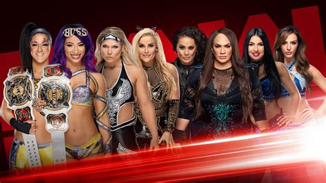Wwe Monday Night Raw Highlights For April 1 2019 Six Woman Tag Team