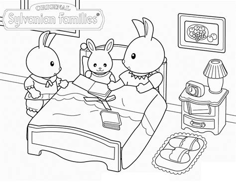 calico critters coloring pages printable