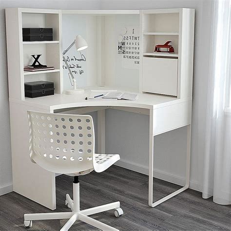 ikea corner desk white office furniture  home check