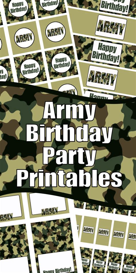 army birthday party printables woo jr kids activities childrens