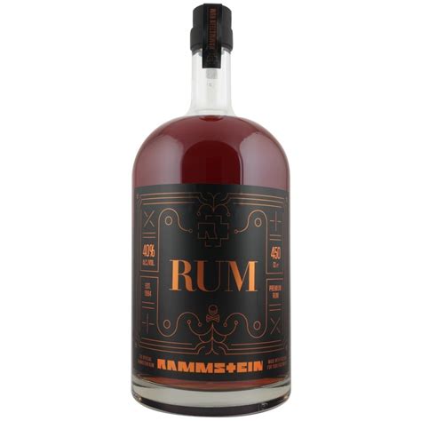 rammstein rum jumbo flasche  vol  liter premium rumde